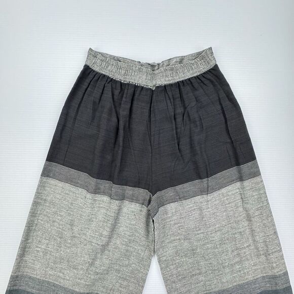 Women’s Boho Wrap Pants L/XL Open Trousers Cotton Wide Leg Hippie Festival Nepal - Picture 9 of 9